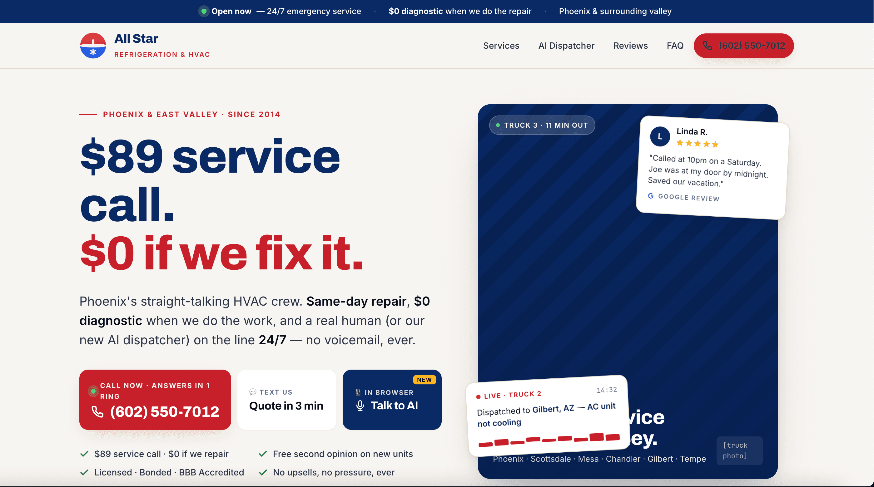 Ralli Sites — conversion-focused website for a local service business
